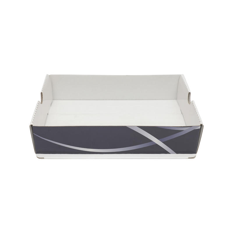Gray line aviation disposable paper drawer box