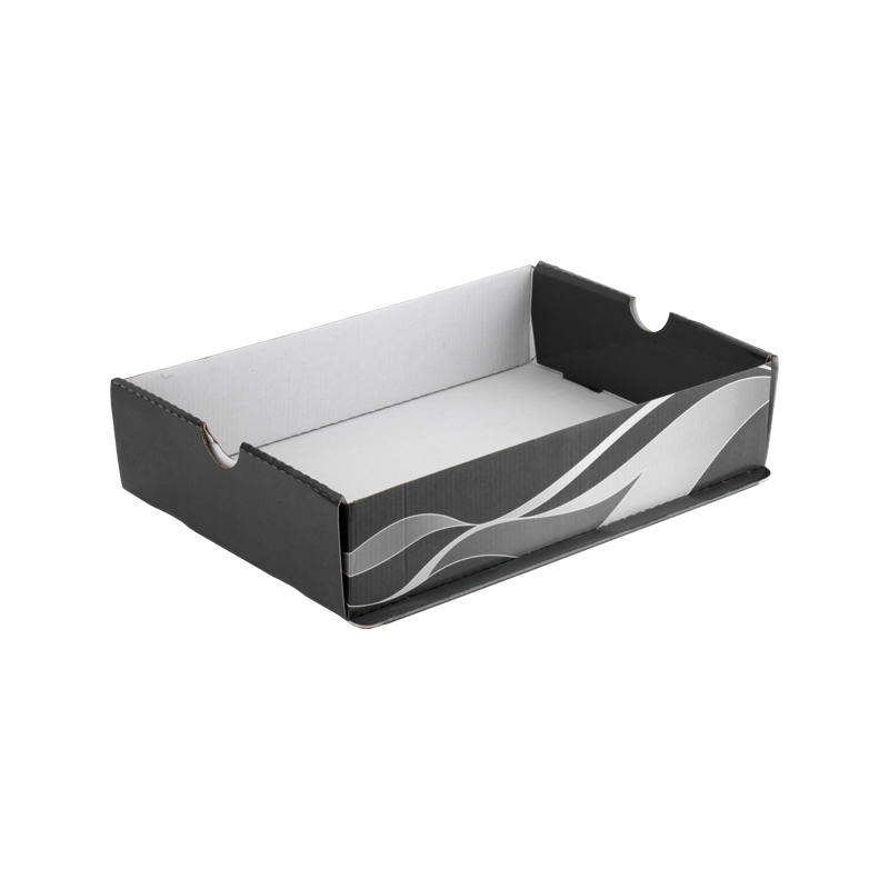 Black printing aviation disposable paper drawer box